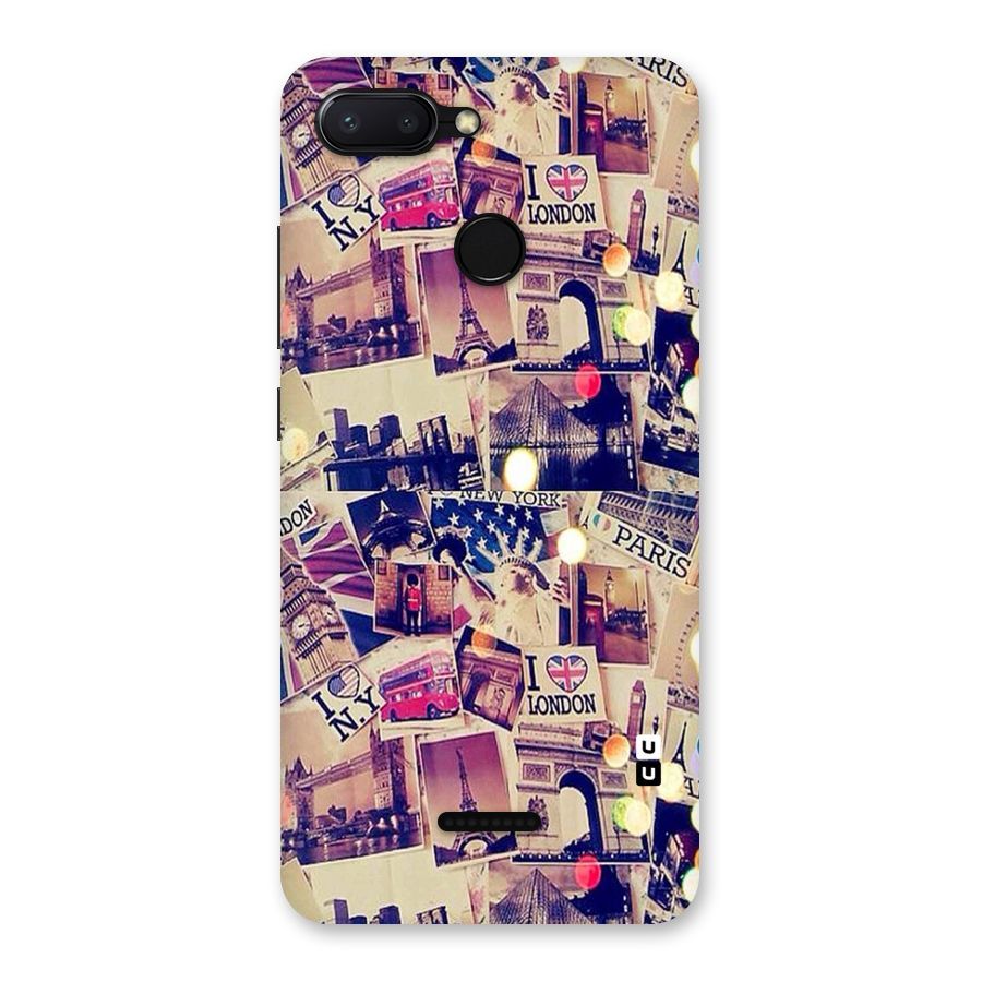 Travel Pictures Back Case for Redmi 6