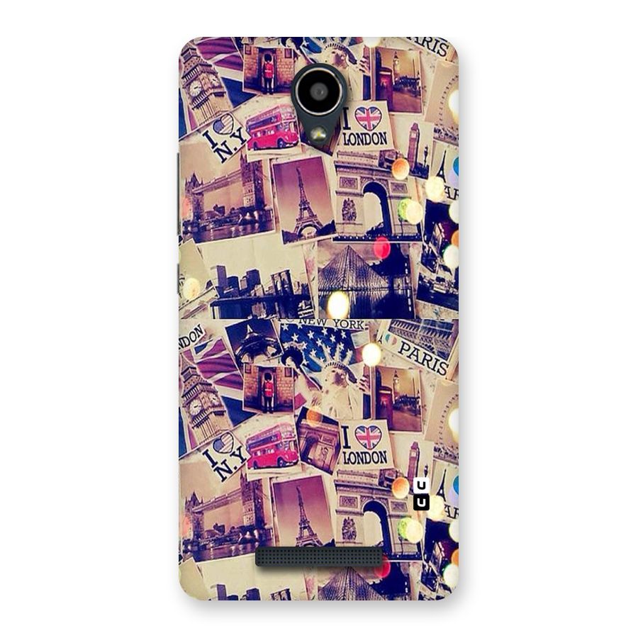 Travel Pictures Back Case for Redmi Note 2