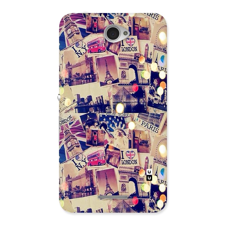 Travel Pictures Back Case for Sony Xperia E4