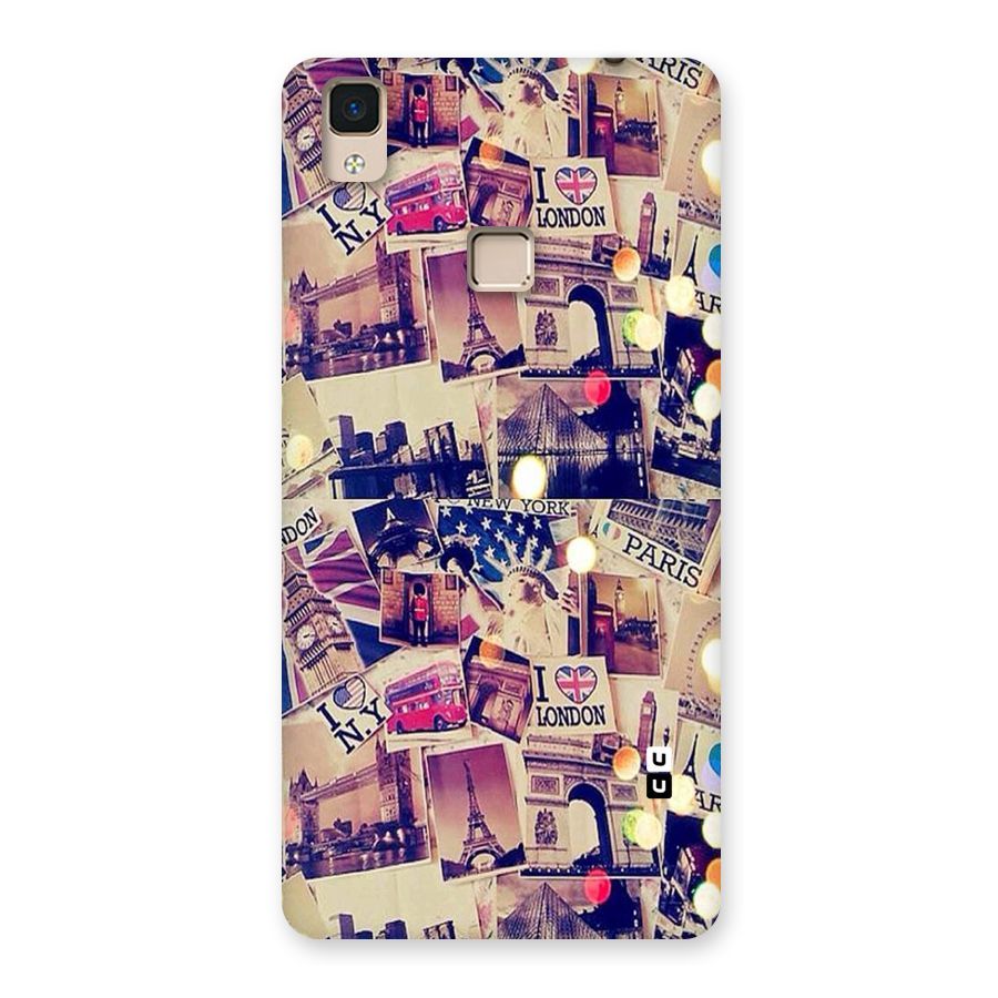 Travel Pictures Back Case for V3 Max