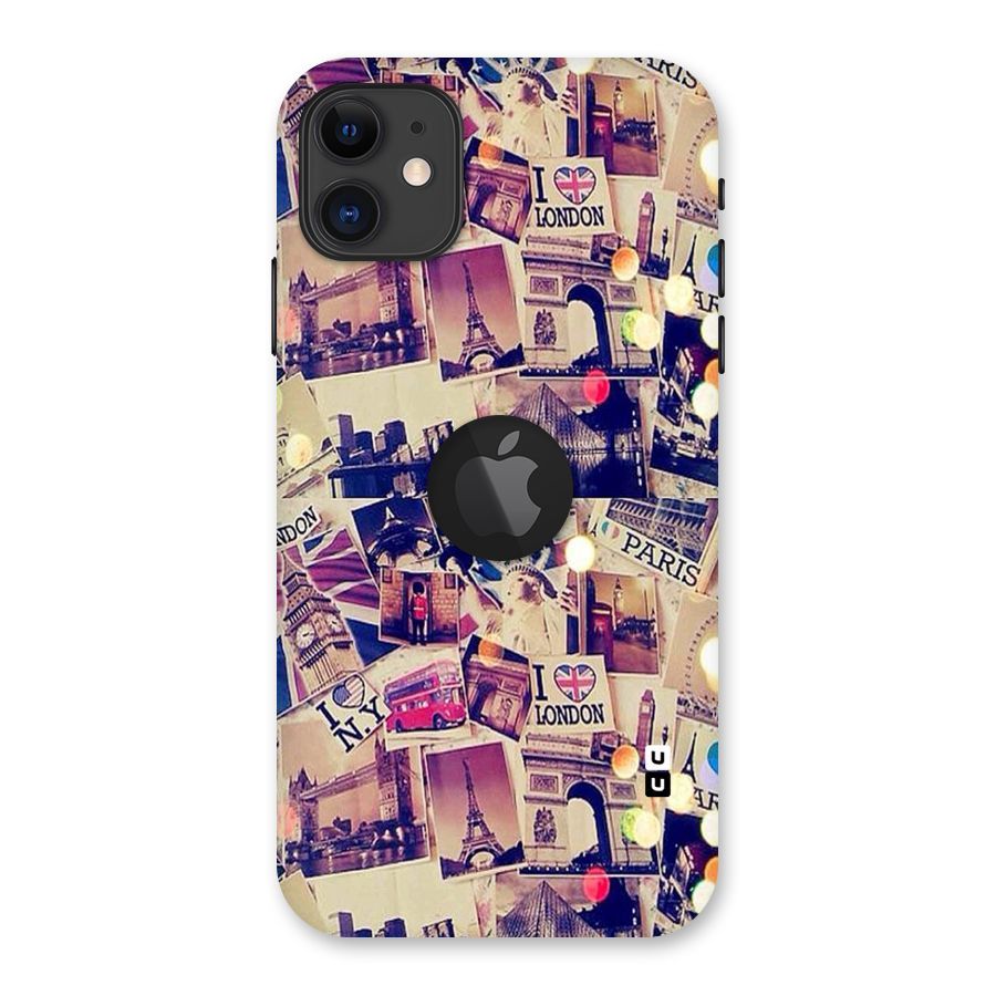 Travel Pictures Back Case for iPhone 11 Logo Cut