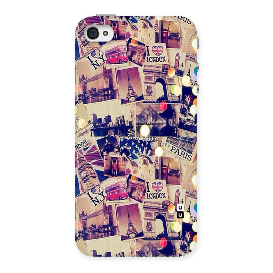 Travel Pictures Back Case for iPhone 4 4s