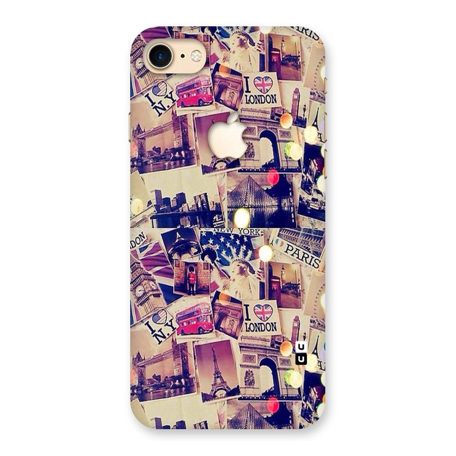 Travel Pictures Back Case for iPhone 7 Apple Cut
