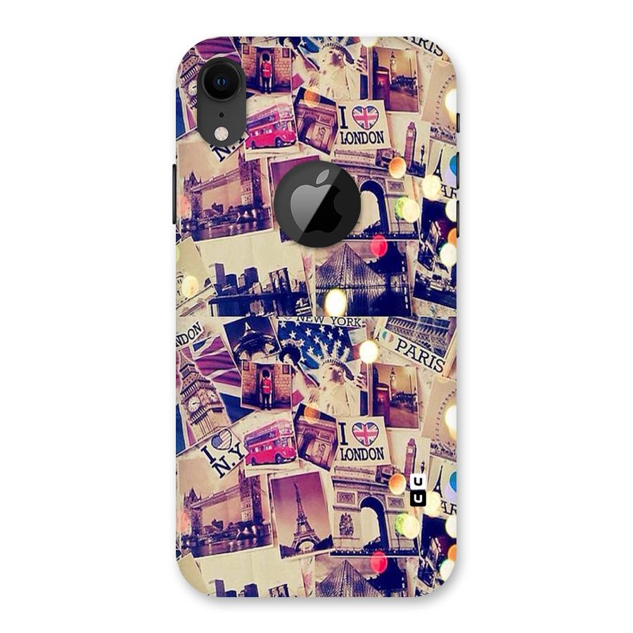 Travel Pictures Back Case for iPhone XR Logo Cut