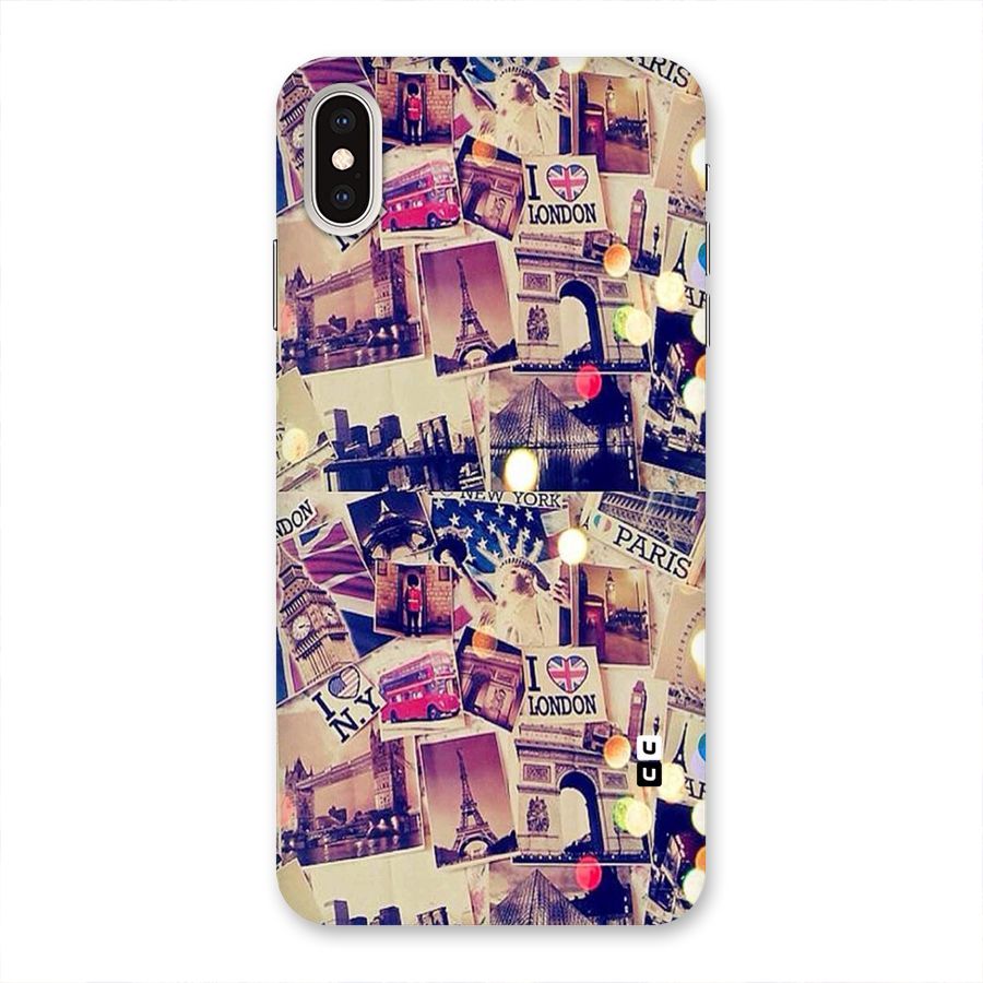 Travel Pictures Back Case for iPhone XS Max