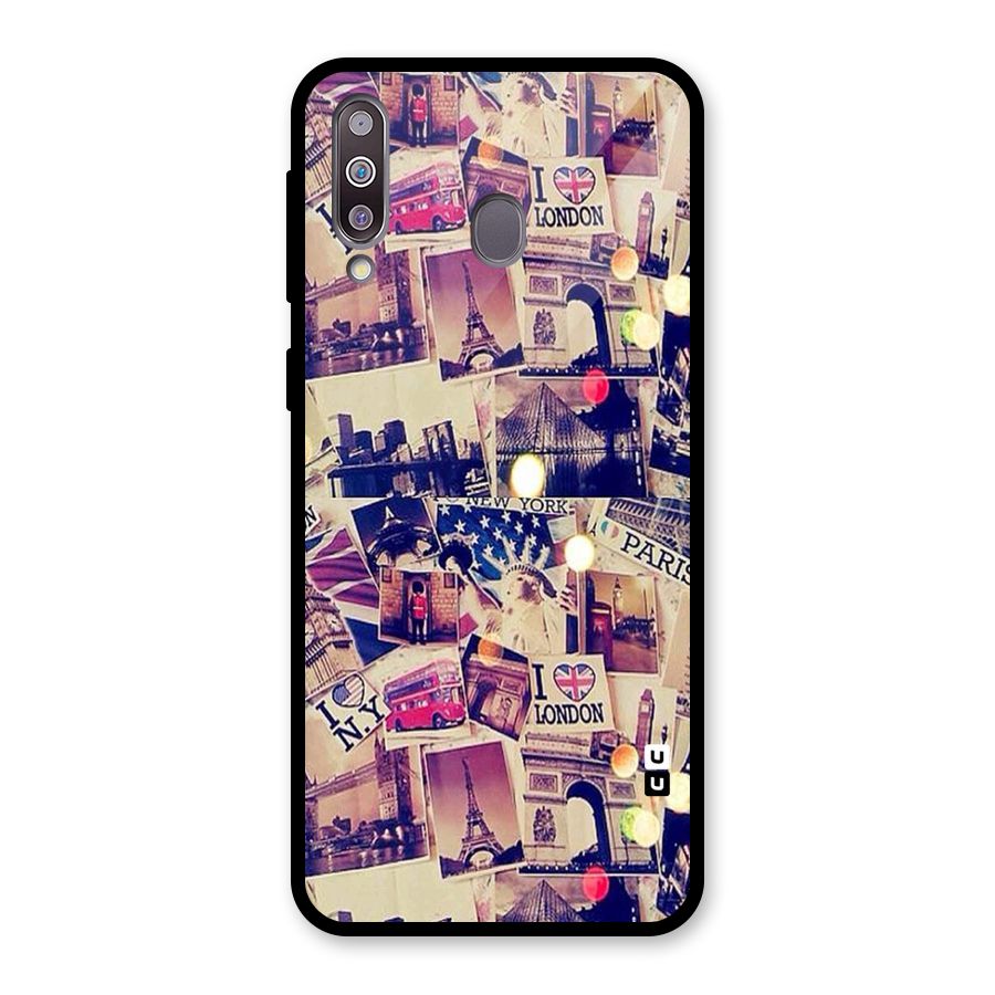 Travel Pictures Glass Back Case for Galaxy M30