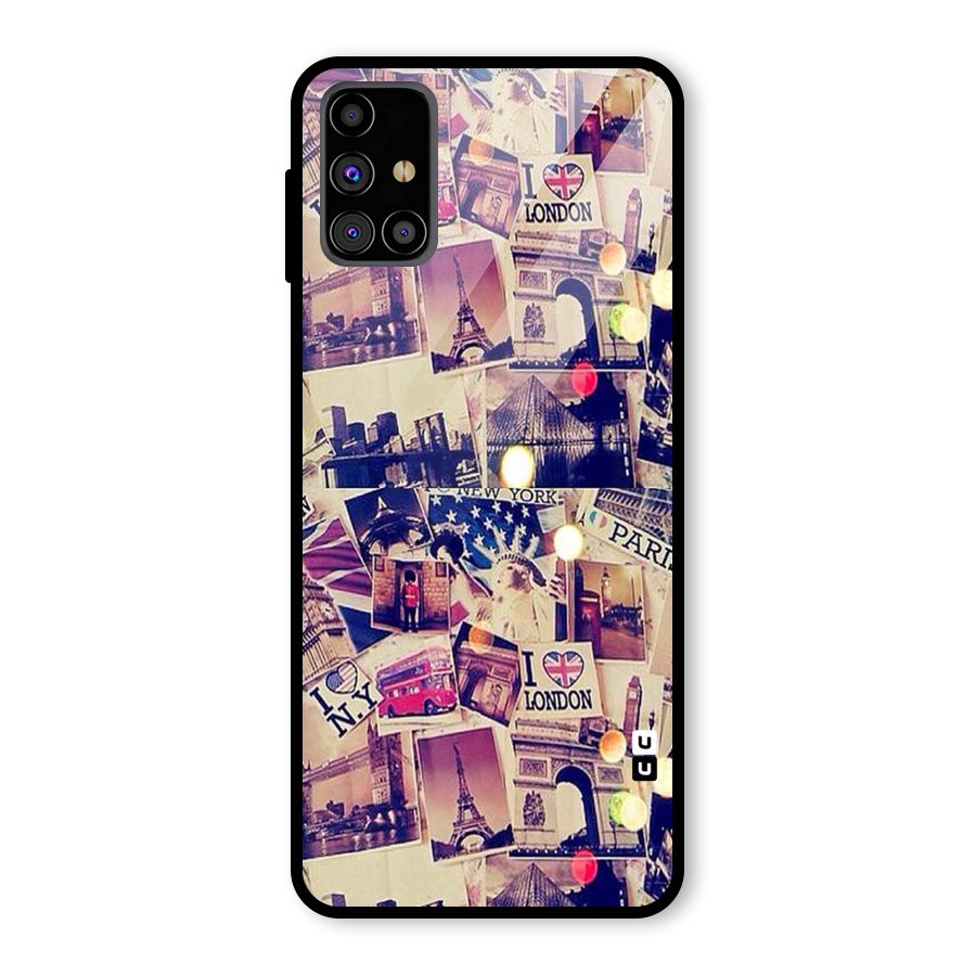 Travel Pictures Glass Back Case for Galaxy M31s