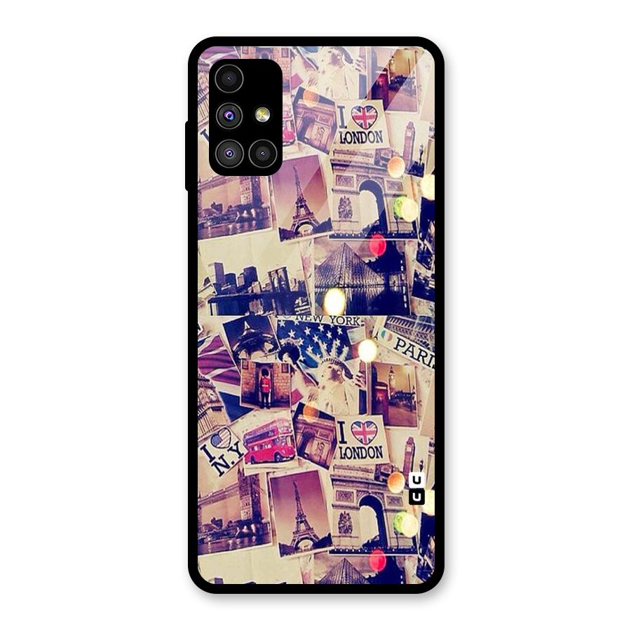Travel Pictures Glass Back Case for Galaxy M51