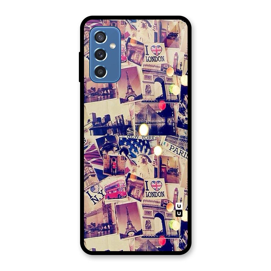 Travel Pictures Glass Back Case for Galaxy M52 5G