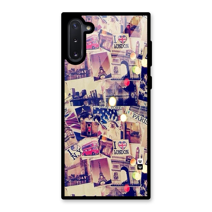 Travel Pictures Glass Back Case for Galaxy Note 10