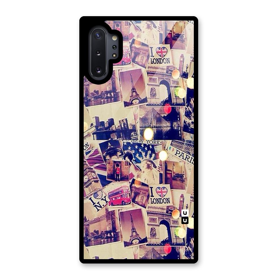Travel Pictures Glass Back Case for Galaxy Note 10 Plus
