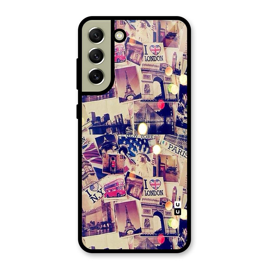 Travel Pictures Glass Back Case for Galaxy S21 FE 5G