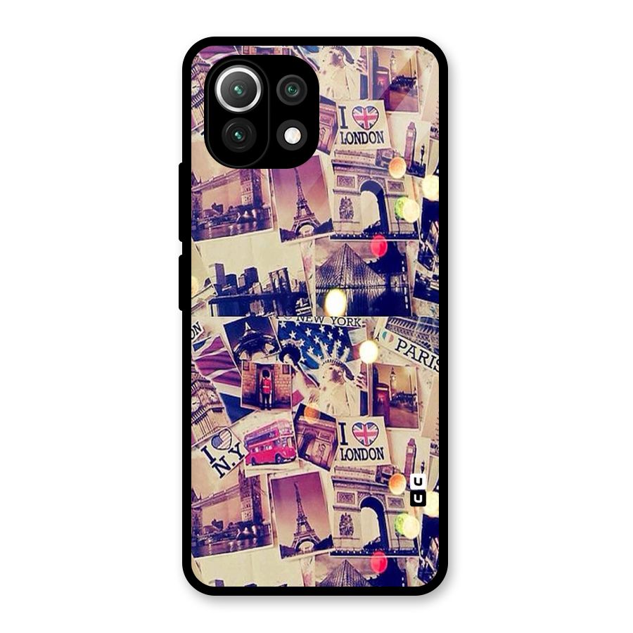 Travel Pictures Glass Back Case for Mi 11 Lite