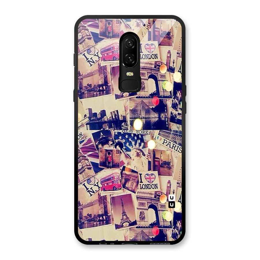 Travel Pictures Glass Back Case for OnePlus 6