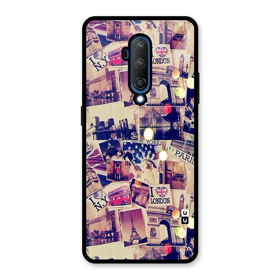 Travel Pictures Glass Back Case for OnePlus 7T Pro