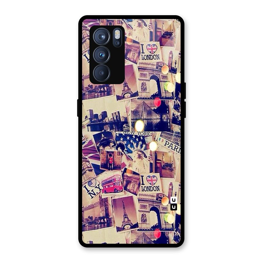 Travel Pictures Glass Back Case for Oppo Reno6 Pro 5G