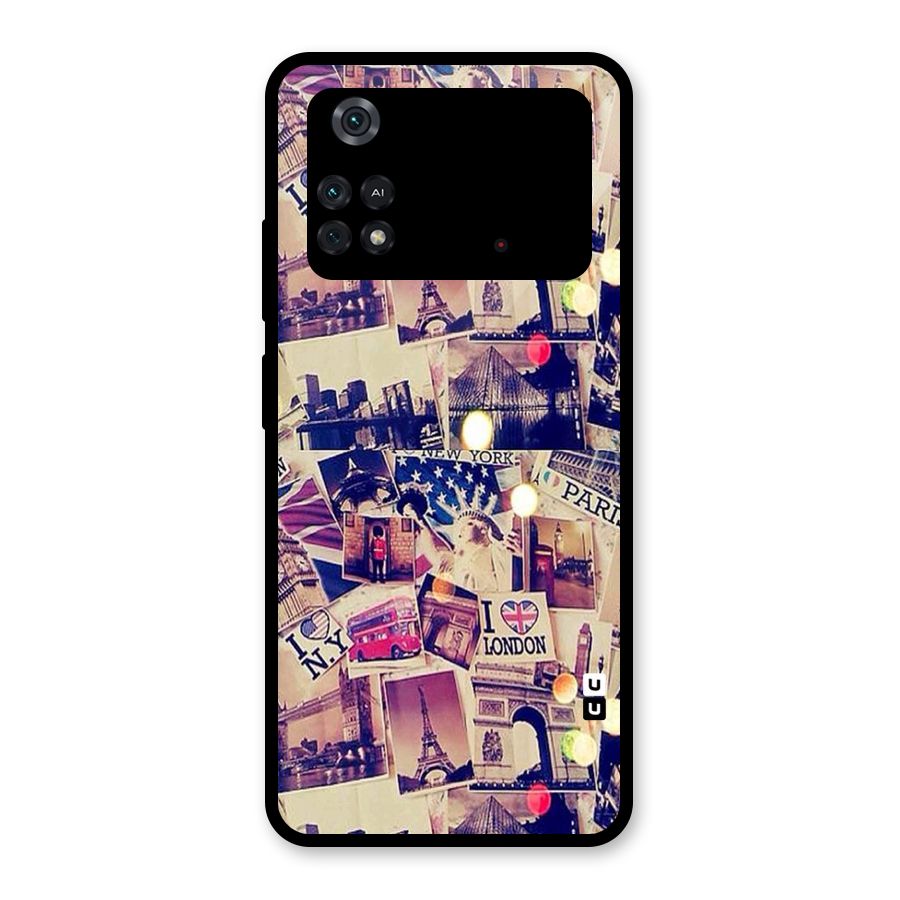 Travel Pictures Glass Back Case for Poco M4 Pro 4G