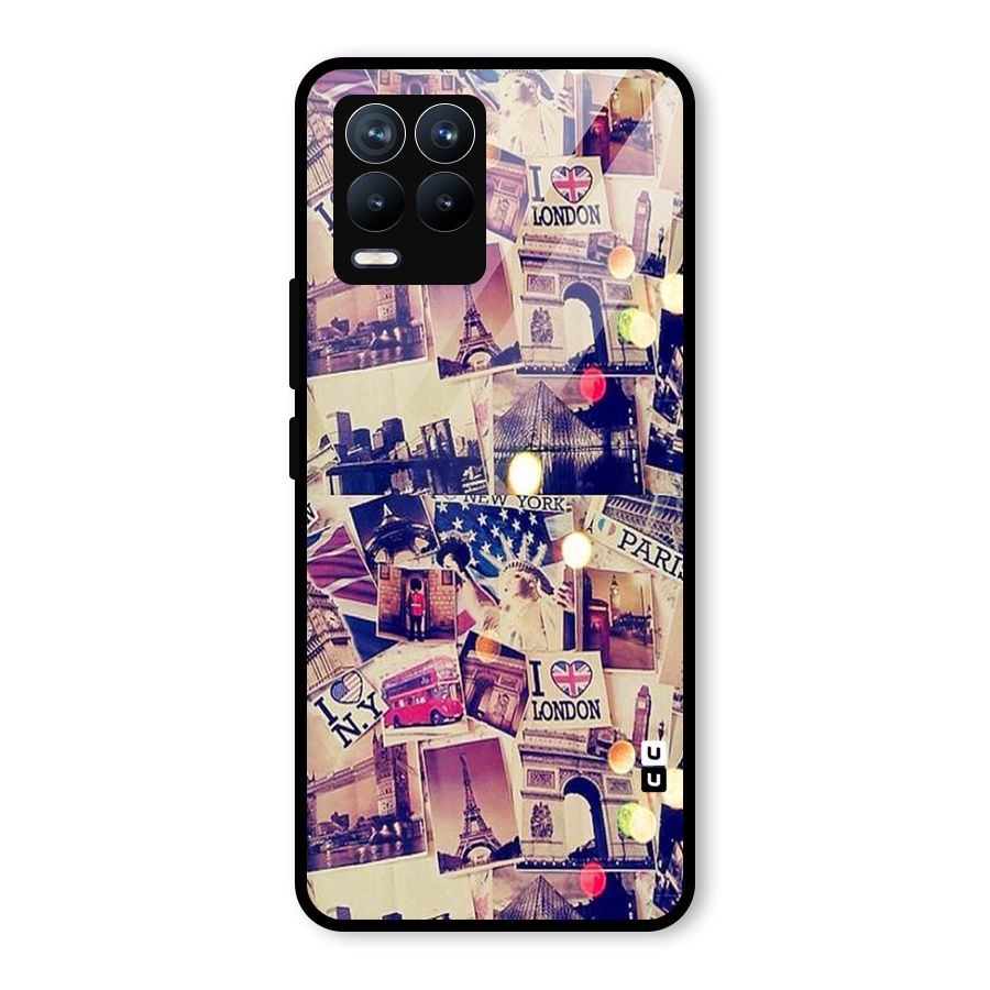 Travel Pictures Glass Back Case for Realme 8