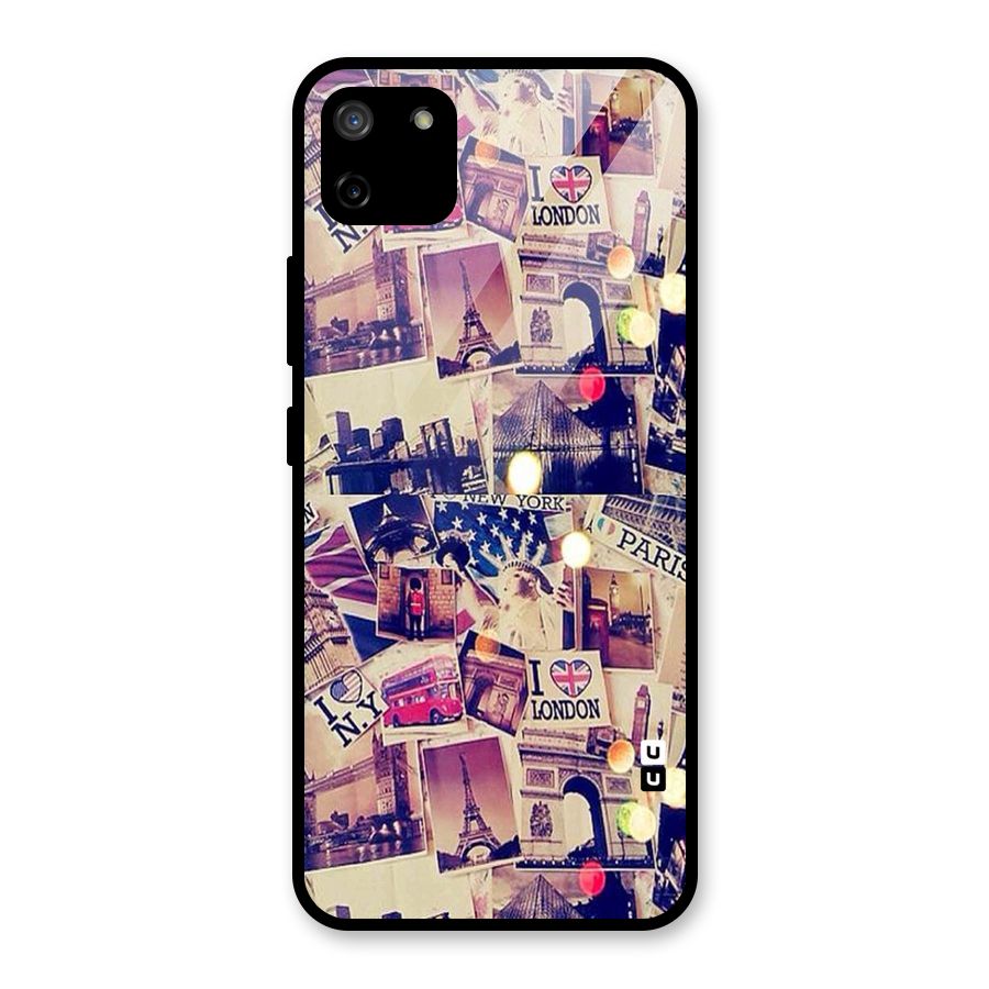 Travel Pictures Glass Back Case for Realme C11