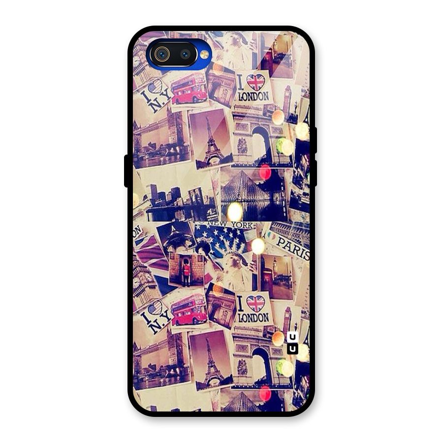 Travel Pictures Glass Back Case for Realme C2