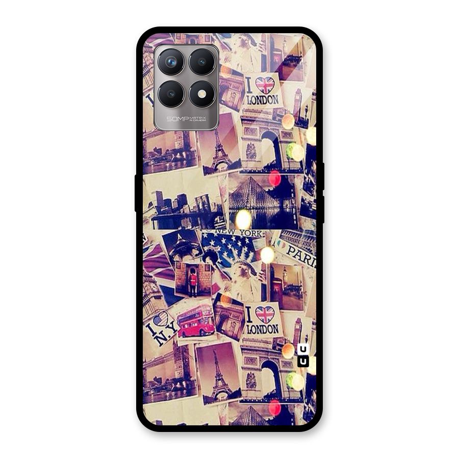 Travel Pictures Glass Back Case for Realme Narzo 50