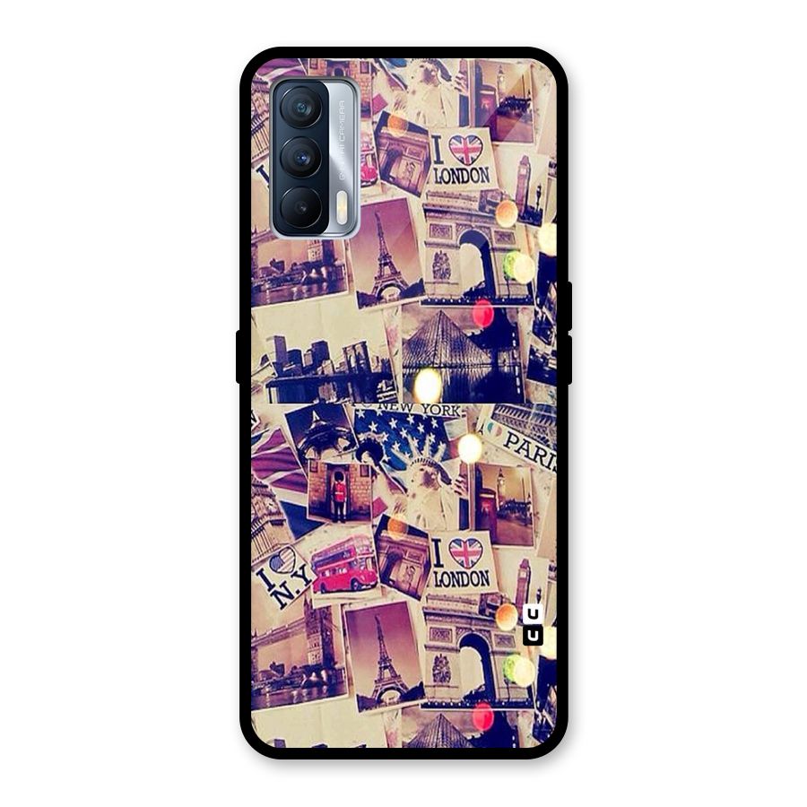 Travel Pictures Glass Back Case for Realme X7