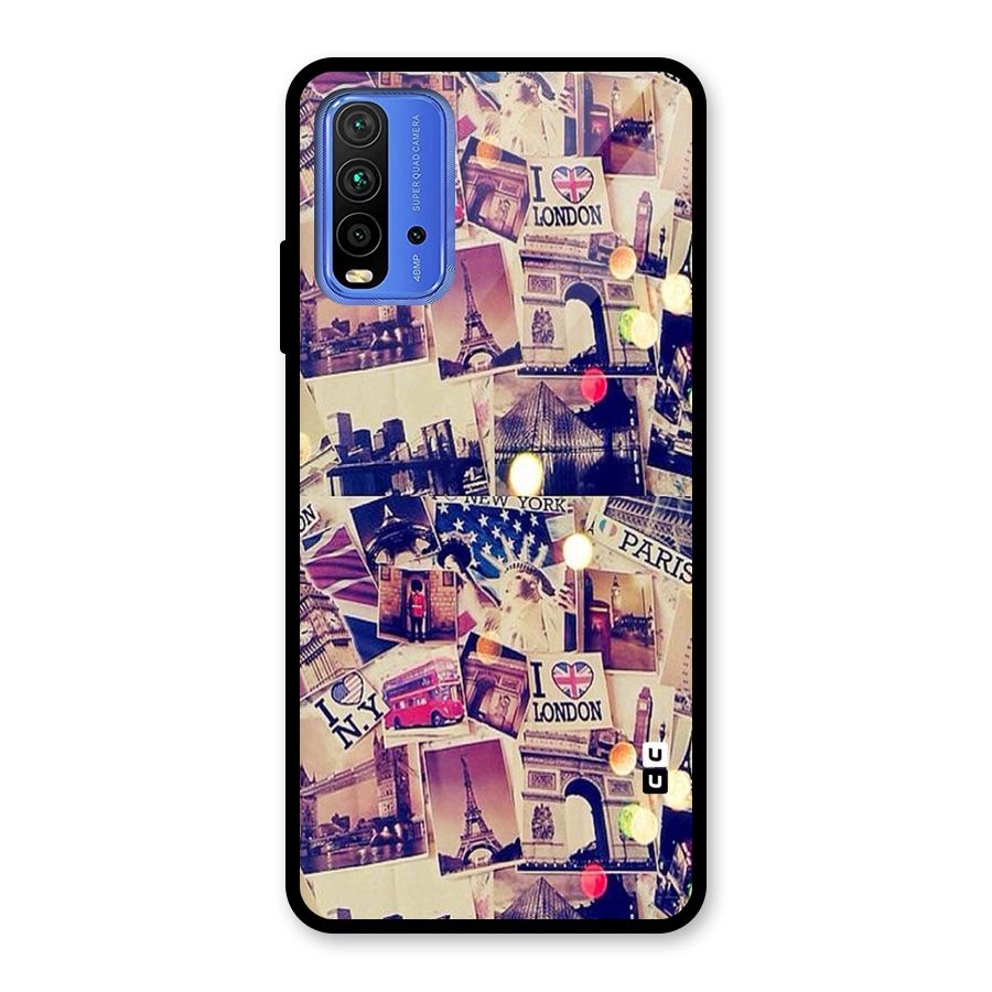 Travel Pictures Glass Back Case for Redmi 9 Power