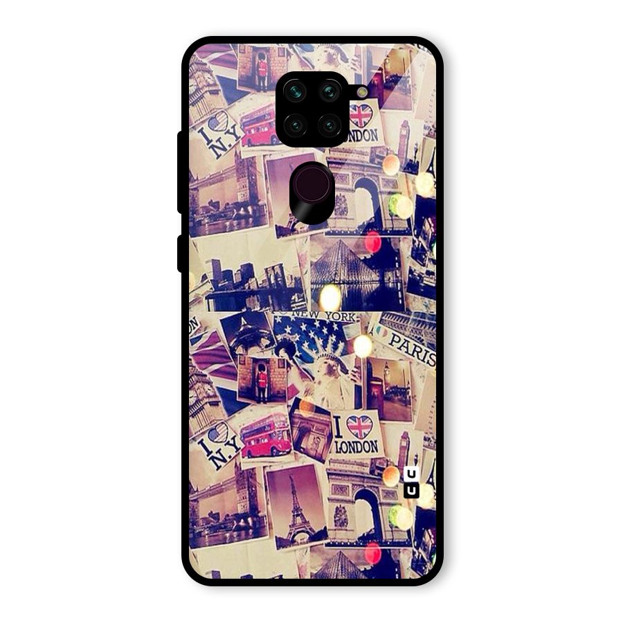 Travel Pictures Glass Back Case for Redmi Note 9
