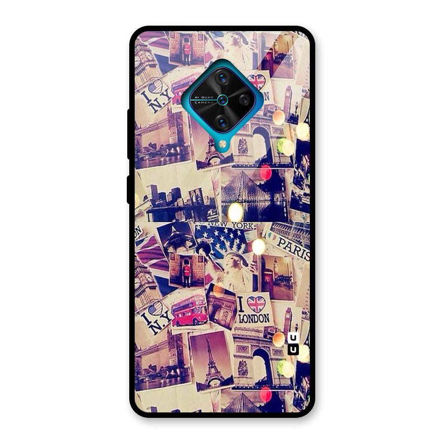 Travel Pictures Glass Back Case for Vivo S1 Pro