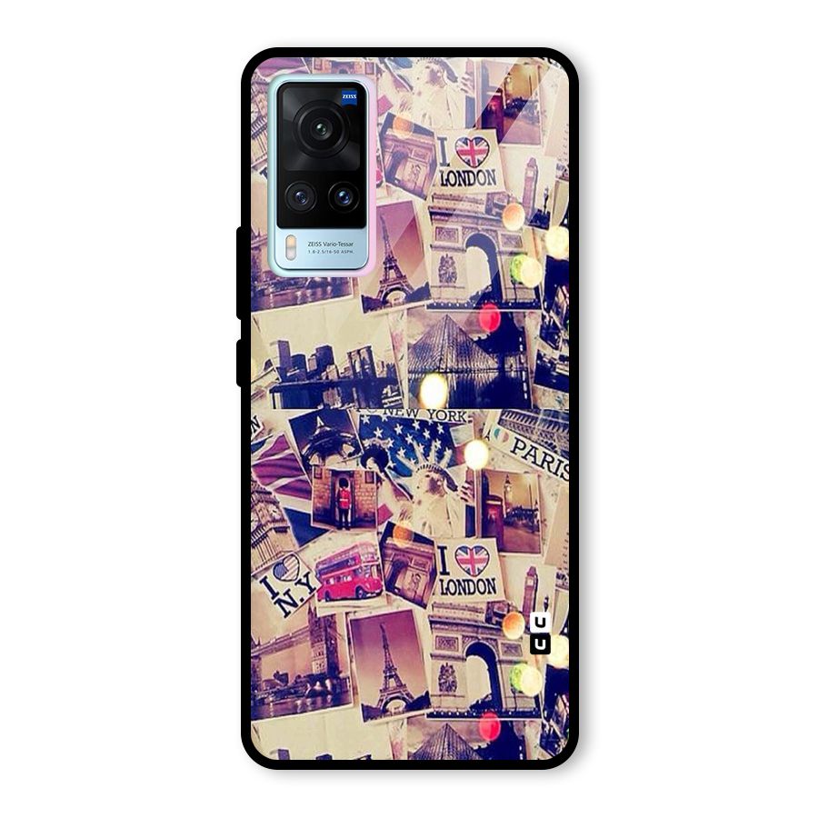 Travel Pictures Glass Back Case for Vivo X60