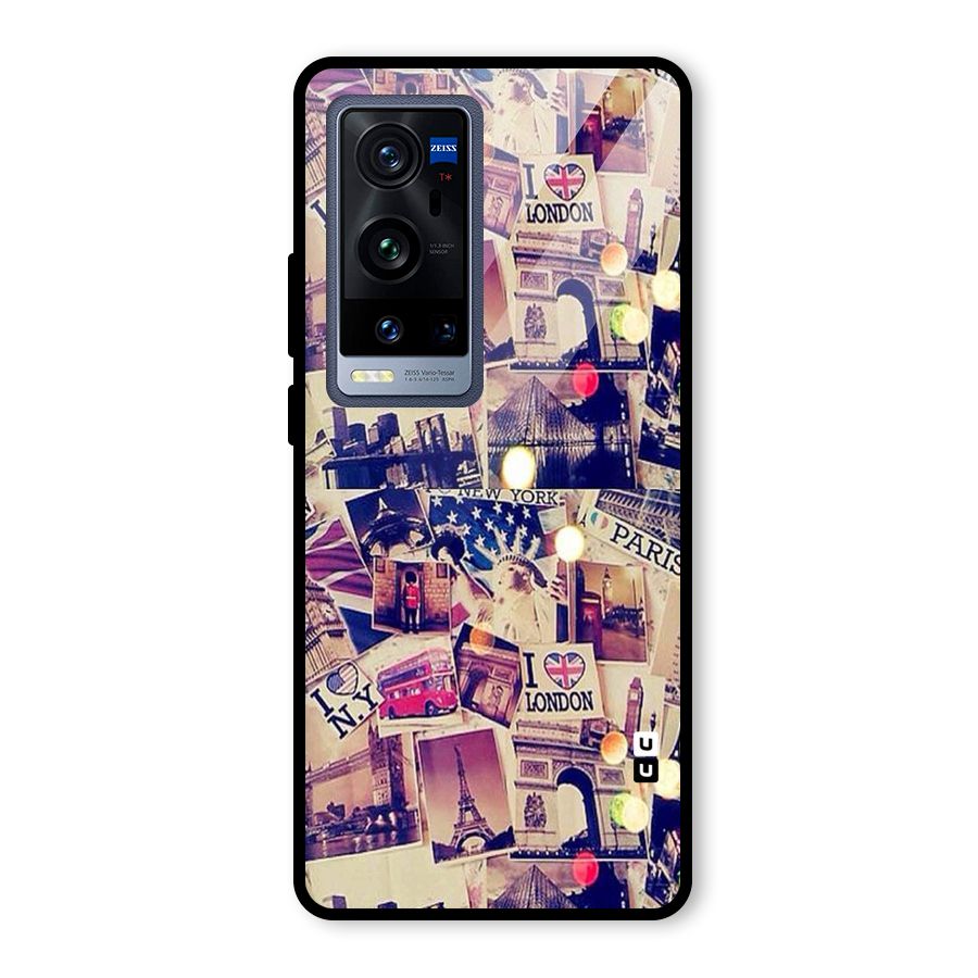 Travel Pictures Glass Back Case for Vivo X60 Pro Plus