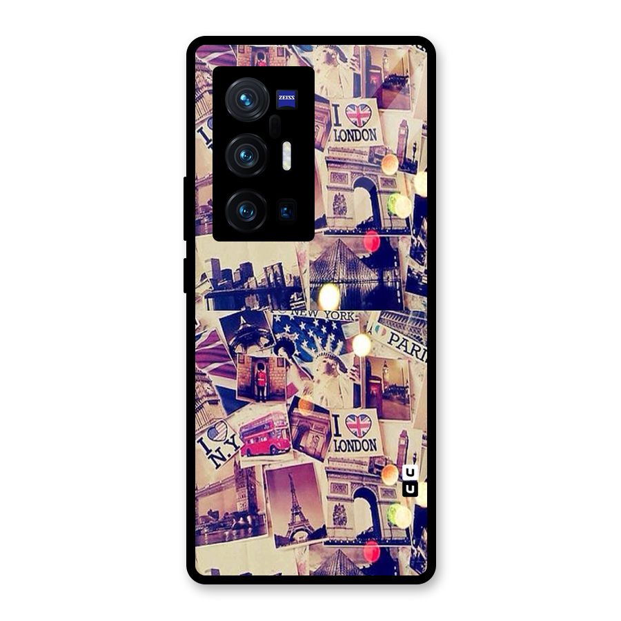 Travel Pictures Glass Back Case for Vivo X70 Pro Plus