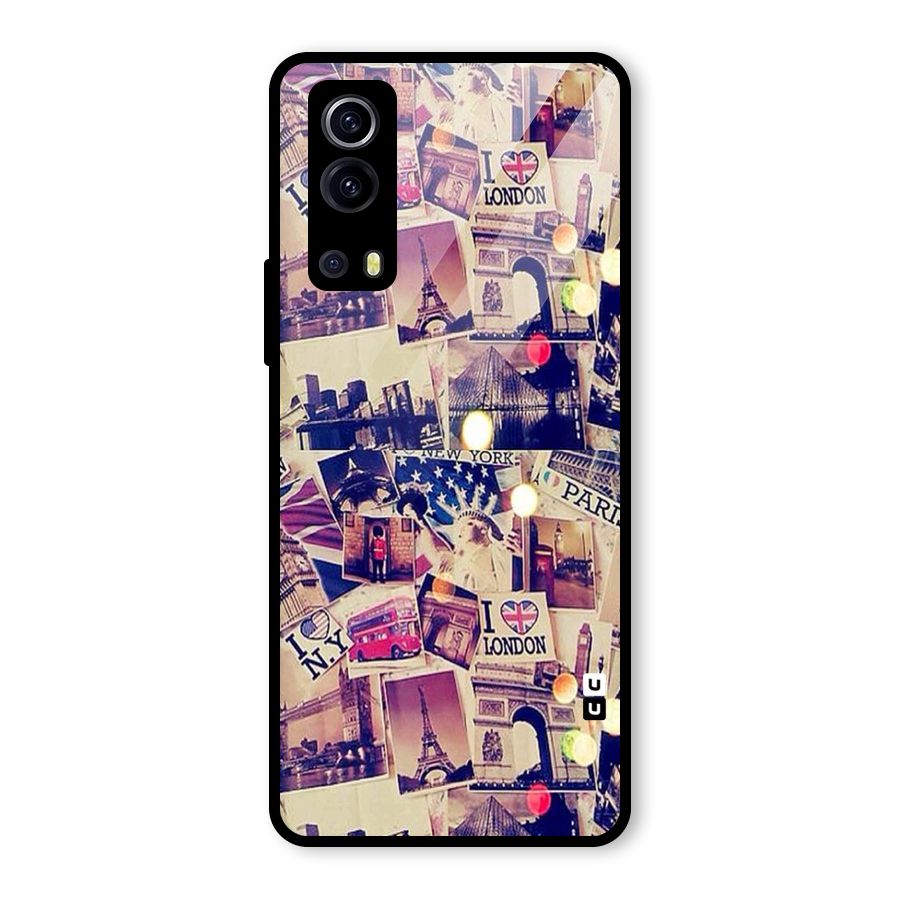 Travel Pictures Glass Back Case for Vivo iQOO Z3
