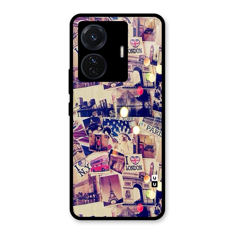 Travel Pictures Glass Back Case for Vivo iQOO Z6 Pro