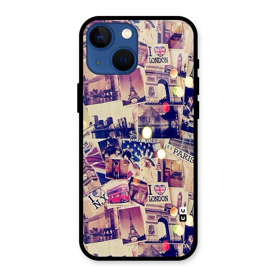 Travel Pictures Glass Back Case for iPhone 13 Mini