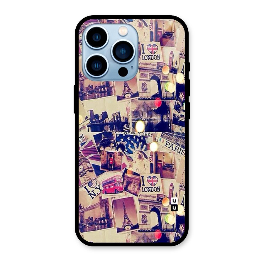 Travel Pictures Glass Back Case for iPhone 13 Pro