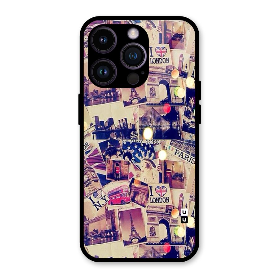 Travel Pictures Glass Back Case for iPhone 14 Pro