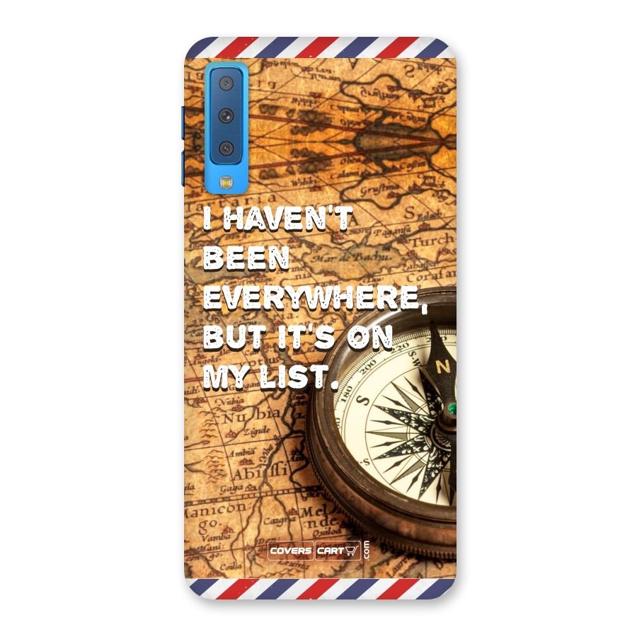 Travel Quote Back Case for Galaxy A7 (2018)