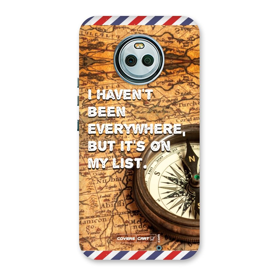 Travel Quote Back Case for Moto X4