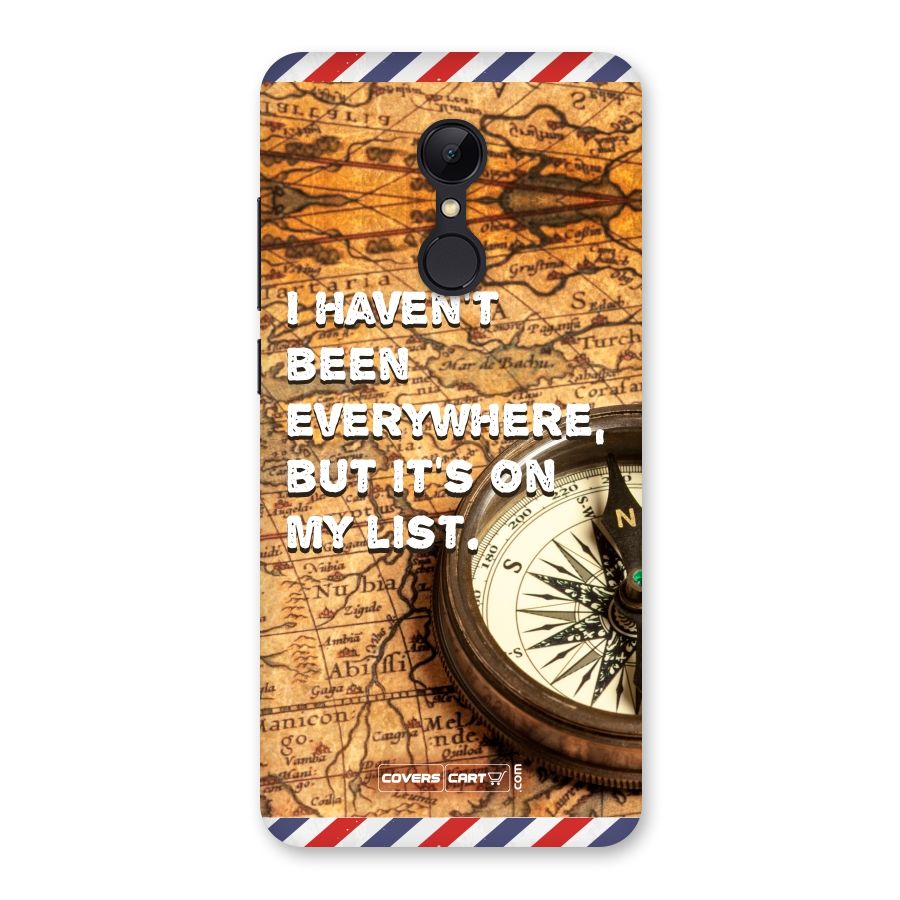 Travel Quote Back Case for Redmi 5