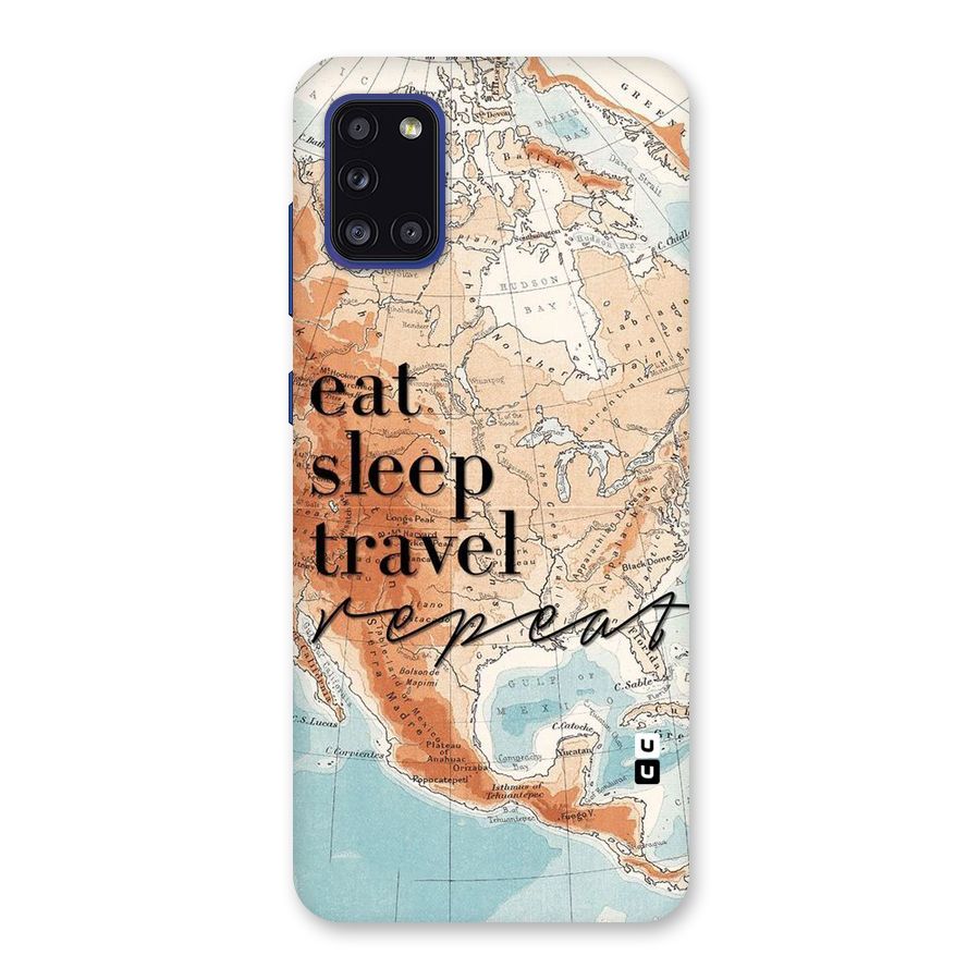 Travel Repeat Back Case for Galaxy A31