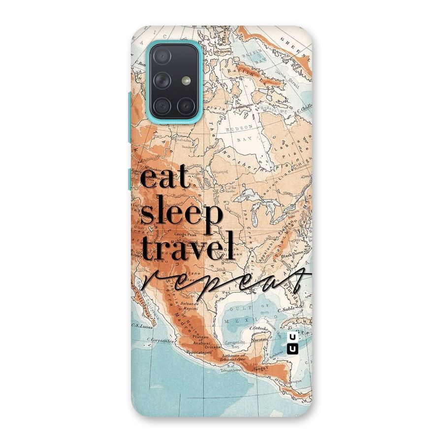 Travel Repeat Back Case for Galaxy A71