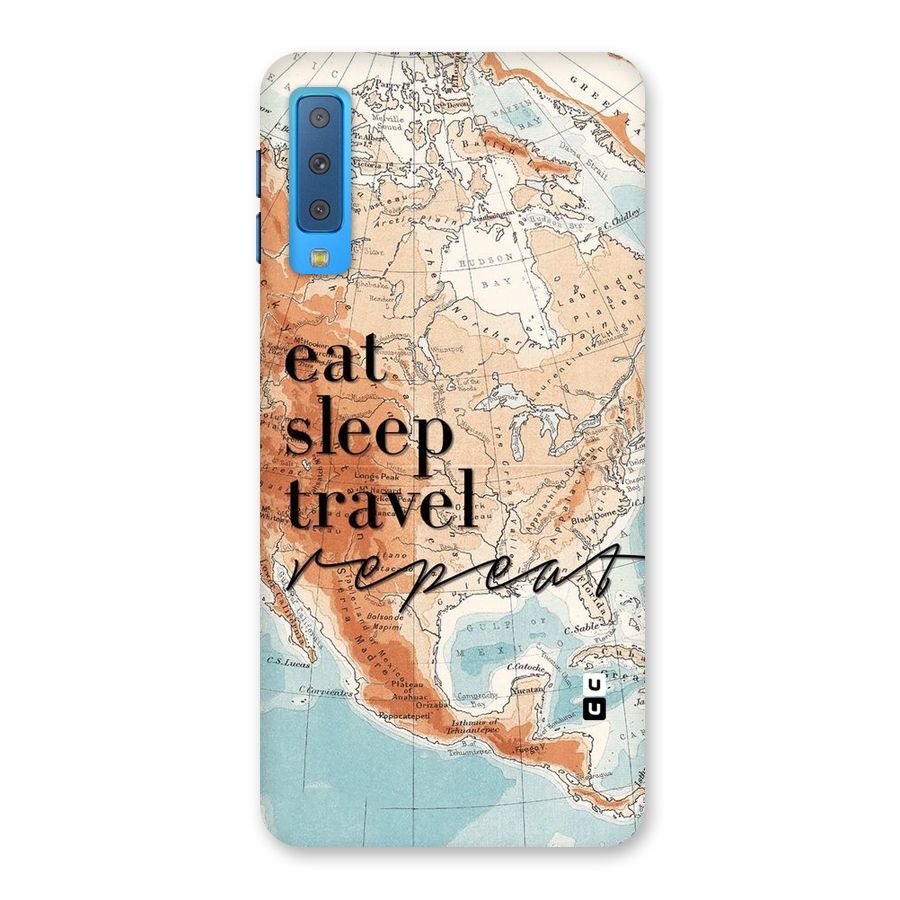 Travel Repeat Back Case for Galaxy A7 (2018)