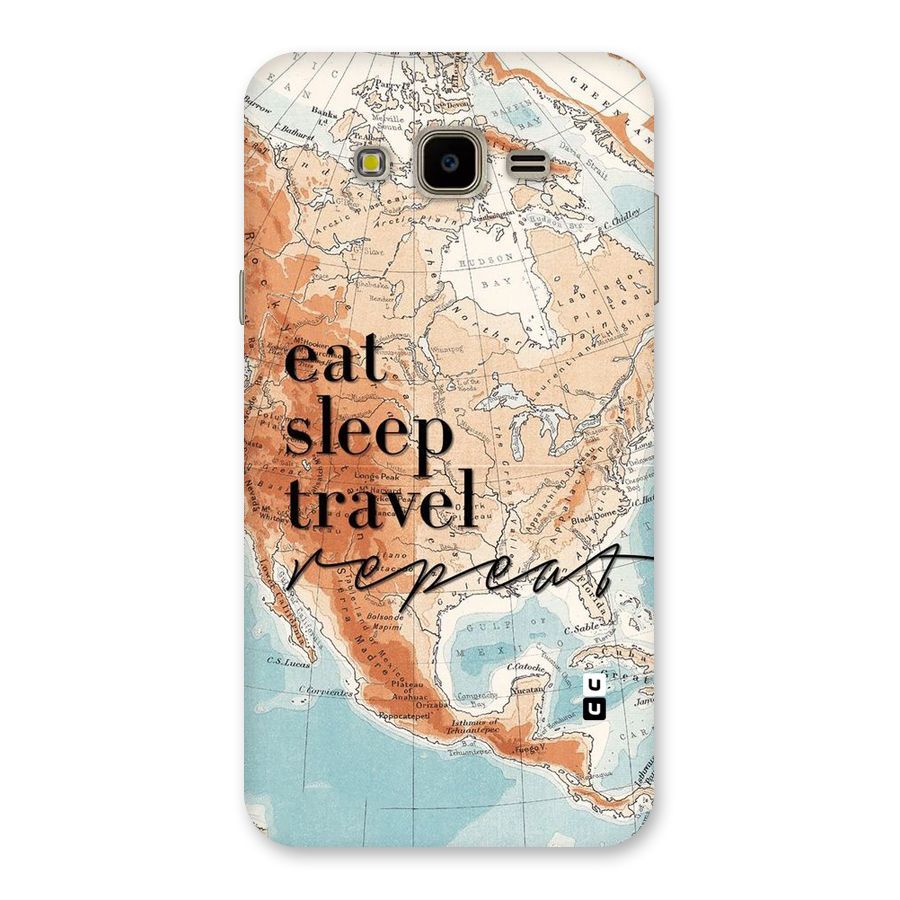 Travel Repeat Back Case for Galaxy J7 Nxt