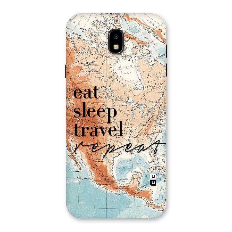 Travel Repeat Back Case for Galaxy J7 Pro