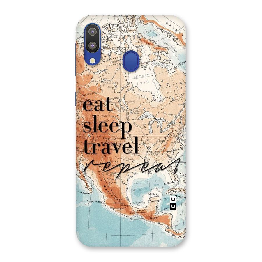 Travel Repeat Back Case for Galaxy M20