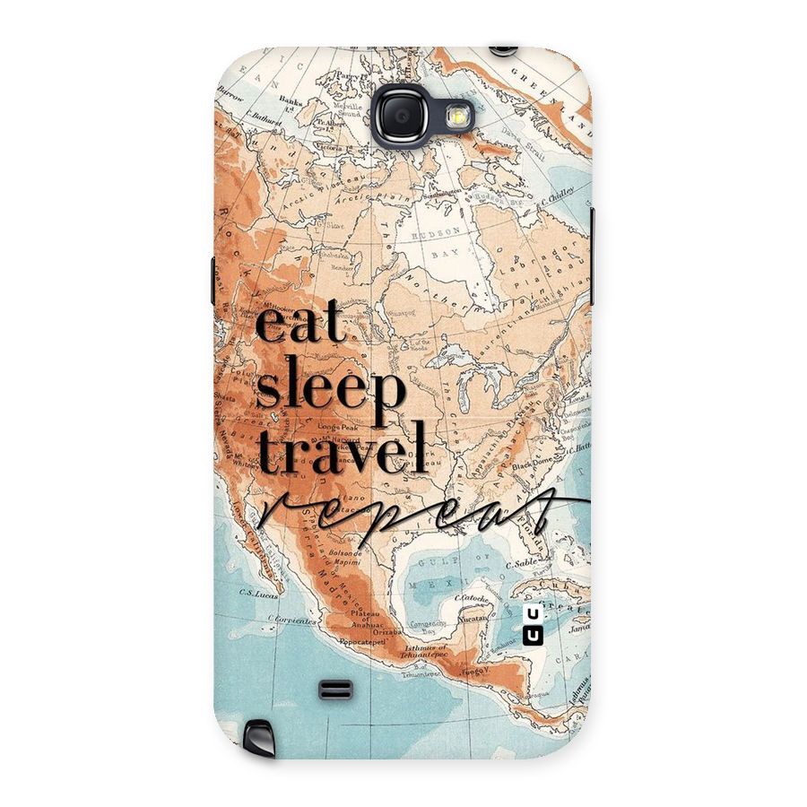 Travel Repeat Back Case for Galaxy Note 2