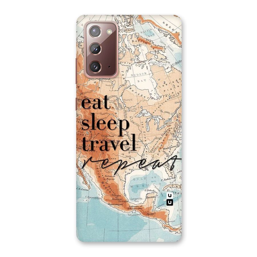 Travel Repeat Back Case for Galaxy Note 20