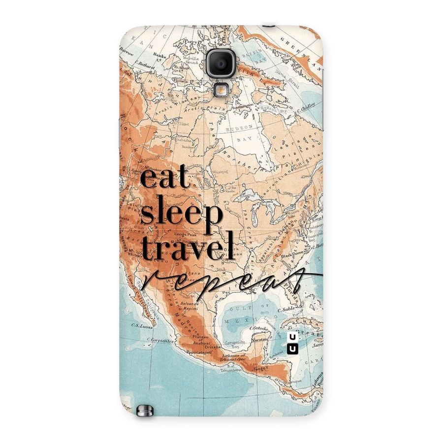 Travel Repeat Back Case for Galaxy Note 3 Neo