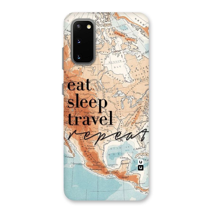 Travel Repeat Back Case for Galaxy S20